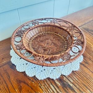 Small Woven Basket tray